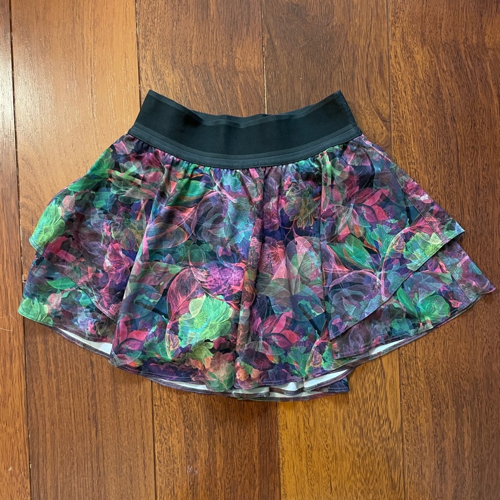 Lululemon Court Rival High-Rise Skirt - Vivid Floral Tone Multi